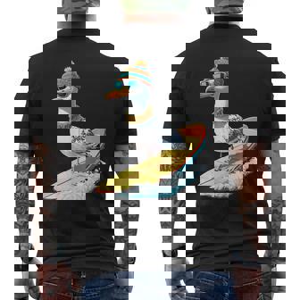 Mouette Surf Surf Meracances Cool T-shirt imprimé au dos - Cadeauxyz