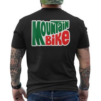 Mountain Bike Dew Style Graphic Outdoor Theme Men's T-shirt Back Print - Monsterry DE