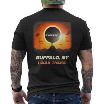 Mountain Total Solar Eclipse Buffalo New York Ny Men's T-shirt Back Print | Seseable CA