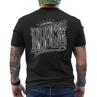 Mr Nice Guy Men's T-shirt Back Print - Monsterry