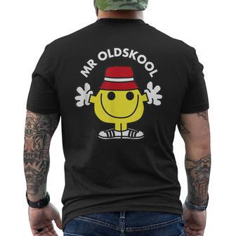 Mr Old Skool Rave Original Raver Party Men's T-shirt Back Print - Thegiftio UK