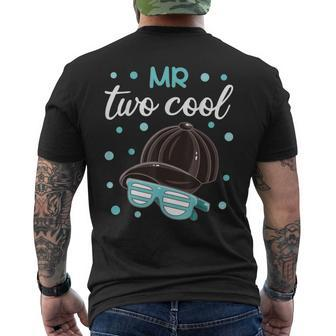 Mr Two Cool Outfit Boy 2Nd Birthday Party Hip-Hop Style Men's T-shirt Back Print - Seseable