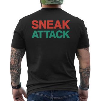 Ms Kim Sneaky Attack Korean Men's T-shirt Back Print - Monsterry