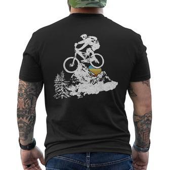 Mtb Vintage Bike Fans Boys Youth Mtb Accessories Men's T-shirt Back Print - Monsterry AU