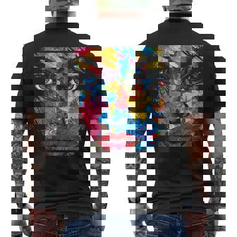 Mujeres Coloridas Flores Abstractas Arte Gráfico Arte Mujeres Camiseta Hombre Estampado Espalda - Regaloses