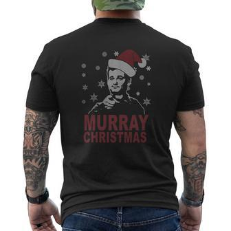 Murray Christmas Tshirt Mens Back Print T-shirt - Thegiftio UK