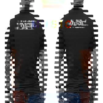 Música House Edm Rave Dj Electro Deep House Lover Camiseta Hombre Estampado Espalda - Regaloses