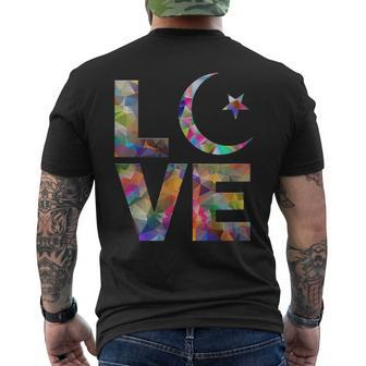 Muslim Islam Prayer Arab Ramadhan Ramadan Eid Kareem Men's T-shirt Back Print - Monsterry CA