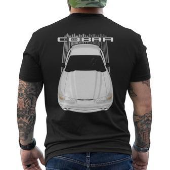 Mustang Cobra R 1995 Sn95 White Mens Back Print T-shirt - Thegiftio UK