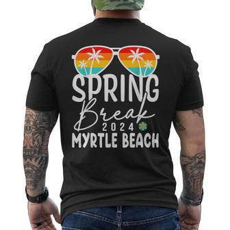 Myrtle Beach Spring Break 2024 Vacation Men's T-shirt Back Print | Mazezy