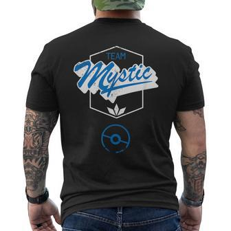 Mystic Team Video Game Men's T-shirt Back Print - Monsterry AU