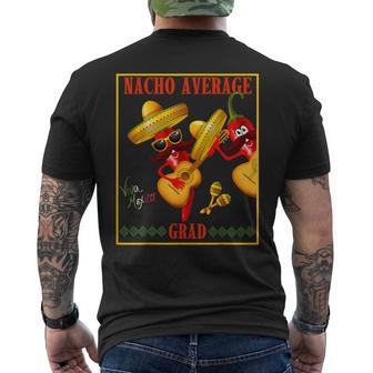 Nacho Average Grad Cinqo De Mayo Birthday Men's T-shirt Back Print | Mazezy