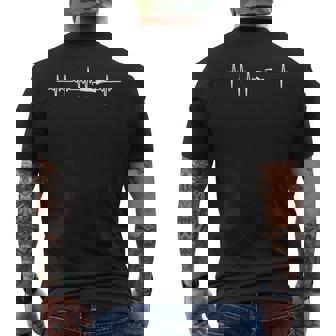 Nadar Latidos De Corazón Regalo Para Nadadores Camiseta Hombre Estampado Espalda - Regaloses