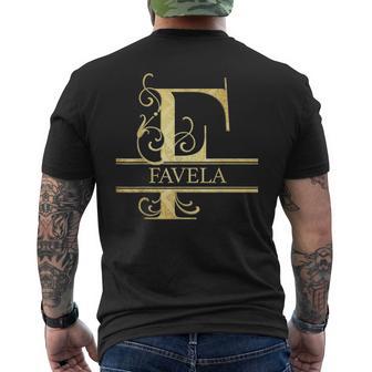 Name Favela T-Shirt mit Rückendruck - Seseable