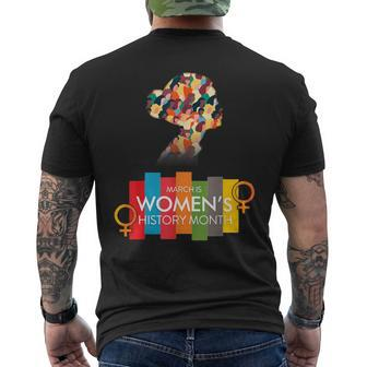 National Women's History Month 2024 Man And Woman Men's T-shirt Back Print | Mazezy