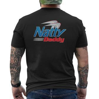Natty Daddy On Back Father's Day Mens Back Print T-shirt | Mazezy