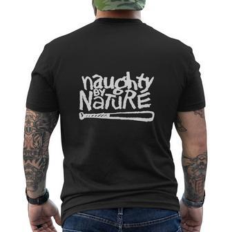 Naughty By Nature Mens Back Print T-shirt - Thegiftio UK