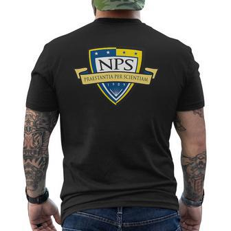Naval Postgraduate School Nps Navy School Veteran Men's T-shirt Back Print - Monsterry DE