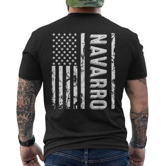Navarro Last Name Surname Team Navarro Family Reunion Men's T-shirt Back Print - Seseable