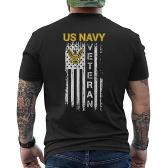 Navy Military Navy Veteran Us Navy Veteran Men's T-shirt Back Print - Monsterry CA