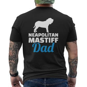 Neapolitan Mastiff Dad Dog Dad Mens Back Print T-shirt | Mazezy