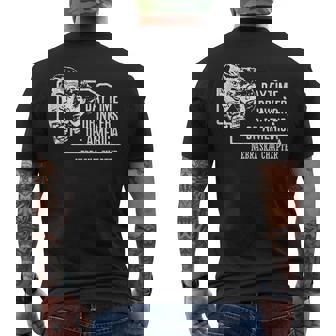 Nebraska Daytime Drinkers Beer Wine Party Mens Back Print T-shirt - Thegiftio