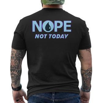 Nein Heute Nicht Magic Tcg Blue Mana T-Shirt mit Rückendruck - Seseable