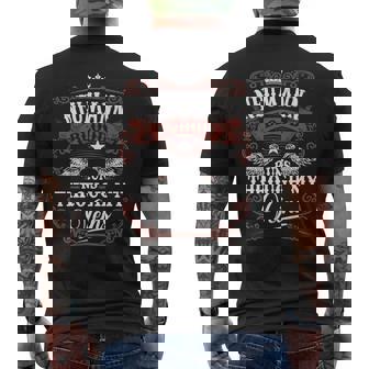 Neumann Blood Runs Through My Veins Vintage Family Name Men's T-shirt Back Print - Seseable