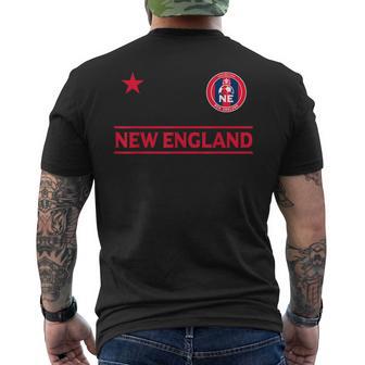 New England Soccer Jersey '53 Royal Edition Ii Men's T-shirt Back Print - Monsterry DE