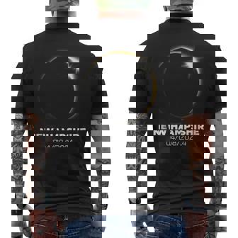 New Hampshire Total Solar Eclipse 2024 April 8 Totality Men's T-shirt Back Print - Thegiftio