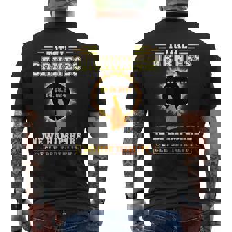 New Hampshire Total Solar Eclipse 2024 Totality Darkness Men's T-shirt Back Print - Thegiftio