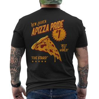 New Haven Apizza Pride Pizza Lover For Foodies Men's T-shirt Back Print - Monsterry CA