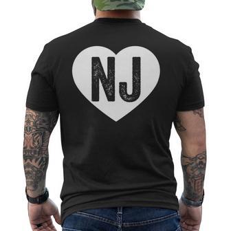 New Jersey Hometown State Pride Northeast Love Men's T-shirt Back Print - Monsterry UK