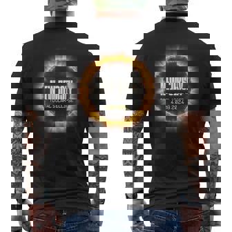New Jersey Totality Total Solar Eclipse April 8 2024 Men's T-shirt Back Print - Seseable