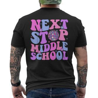 Next Stop Middle School Elementary School Graduation 2024 Men's T-shirt Back Print - Seseable