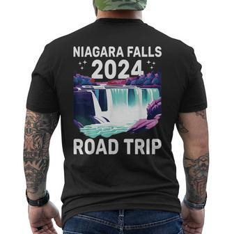 Niagara Falls Road Trip 2024 Summer Vacation Niagara Men's T-shirt Back Print - Monsterry CA