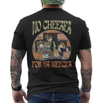 No Cheese For Us Meeces Men's T-shirt Back Print - Monsterry CA