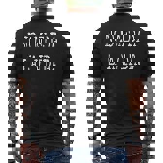 No Me Da Laida Camiseta Hombre Estampado Espalda - Regaloses