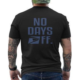 No Day Off United States Postal Service Shirt Mens Back Print T-shirt - Thegiftio UK