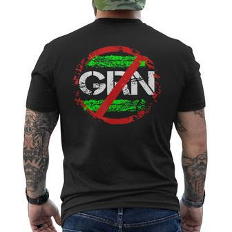 No Grün Patriotisches Widerstand Politisch Noway T-Shirt mit Rückendruck - Seseable