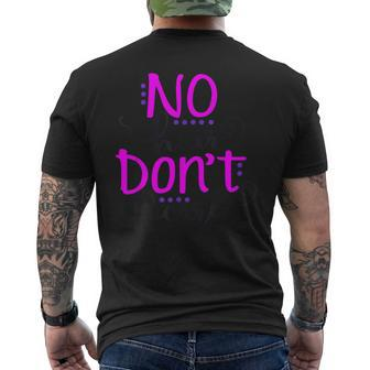 No Hair Don't Care Cancer Treatment Men's T-shirt Back Print - Monsterry