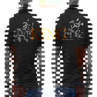 Noir Homme Africain Fête Des Pères Roi Egyptien Ankh T-shirt imprimé au dos - Cadeauxyz