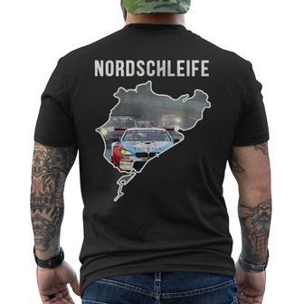 Nordschleife Grüne Hölle Motorsport 24 Hour Racing Fan T-Shirt mit Rückendruck - Seseable