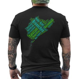 Nordschleife Motorsport Green Hölle 24H T-Shirt mit Rückendruck - Seseable