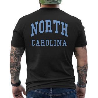 North Carolina Throwback State Of Nc Classic Men's T-shirt Back Print - Monsterry AU