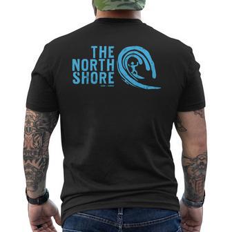 The North Shore Oahu Hawaii Hawaiian Surf Family Vacation Men's T-shirt Back Print - Monsterry AU