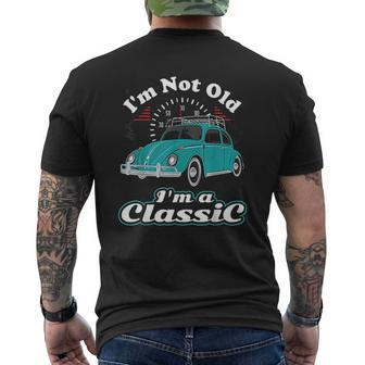 I Am Not Old I Am Classic Vintage Mens Back Print T-shirt - Seseable
