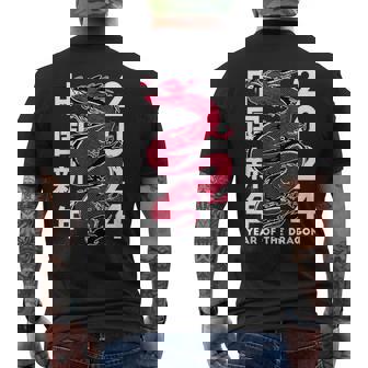 Nouvel An Chinois 2024 Année Du Dragon Nouvel An Lunaire T-shirt imprimé au dos - Cadeauxyz