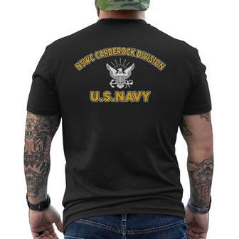 Nswc Carderock Division Men's T-shirt Back Print | Mazezy