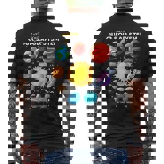 Nuestro Impresionante Sistema Solar Planetas Espacio Niños Niñas Ciencia Camiseta Hombre Estampado Espalda - Regaloses